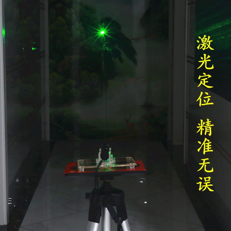 Compass positioning laser pointer high-precision portable eight-inch six-inch one-foot universal 360-degree rotatable