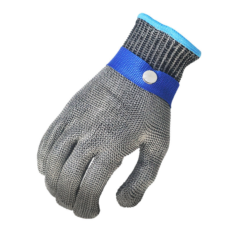 Stainless steel wire braided gloves Anti-cutting anti-knife scratch Self-defense self-defense security kitchen cutting vegetables kill fish open oysters
