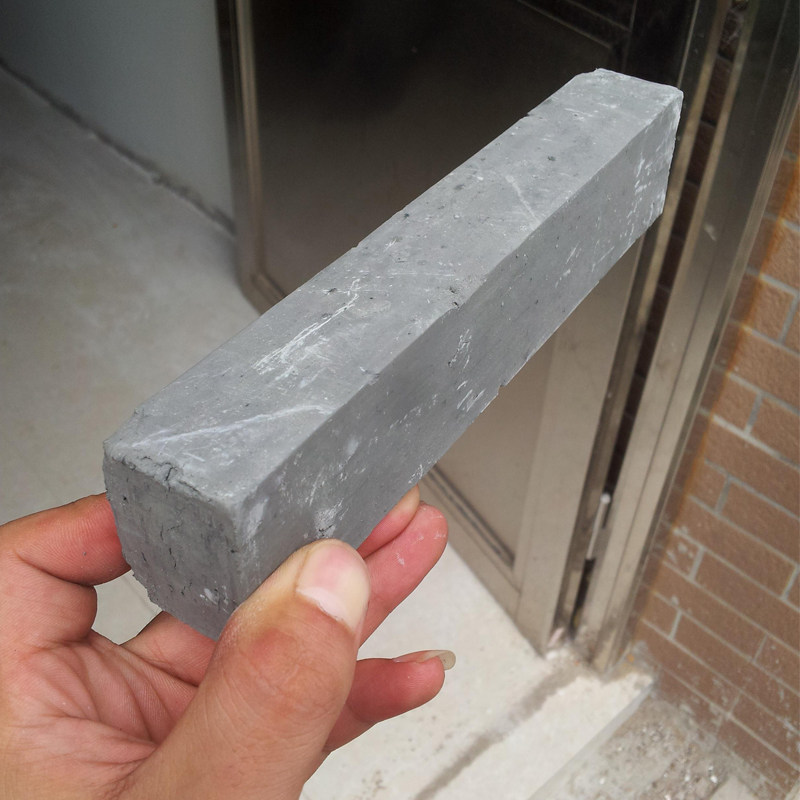 Knife grinding stone blue brick knife fine grinding finishing clay material fine whetstone slurry stone rock oil stone strip brick