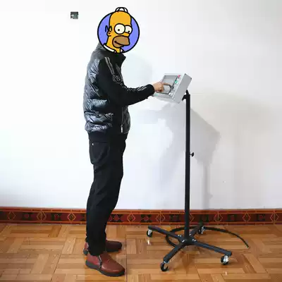 Special movable lifting and landing base bracket for installation box. Mobile cart does not include installation box screen