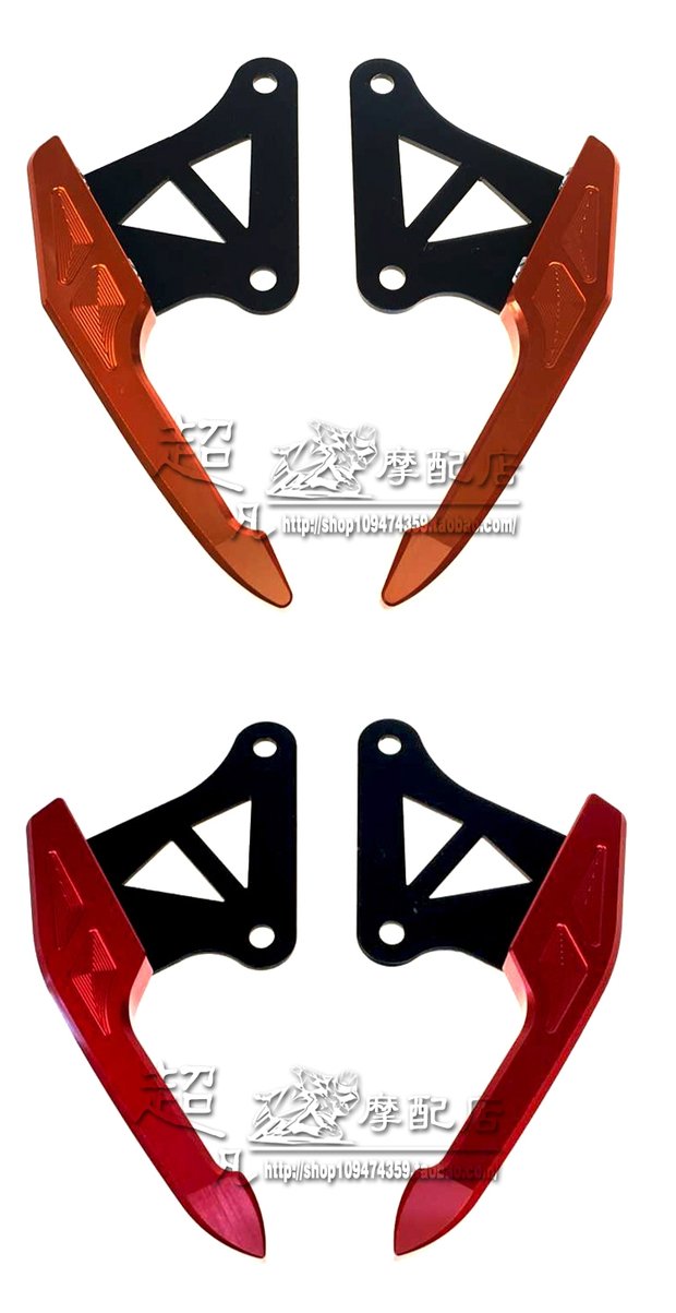 Khỉ nhỏ M3M5 MSX125 Vương Giang búp bê lớn phụ kiện sửa đổi xe máy CNC nhôm phía sau tay vịn đuôi - Xe máy Sopiler khung inox xe lead