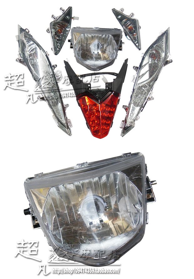 Phụ kiện xe máy RSZ WISP II Đèn hậu lắp ráp Đèn phanh Tổng đèn trước / sau Đèn pha tổng - Đèn xe máy đèn trợ sáng cho exciter 150