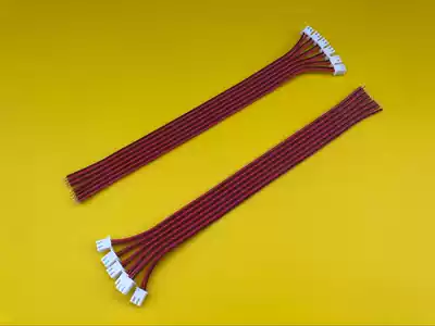 XH2 54-2p Terminal Cable LED red and black row 10 cm15cm20cm 30cm single head wire