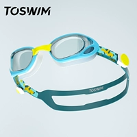 ⑦Orcas лимонно-синяя акула красочный эксклюзивный цвет [удобные очки для плавания средней и большой оправы]