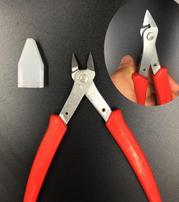 Stainless steel electronic pliers diagonal pliers plastic pliers Mini-cut pliers cut capacitive 5 inch ruyi pliers cut