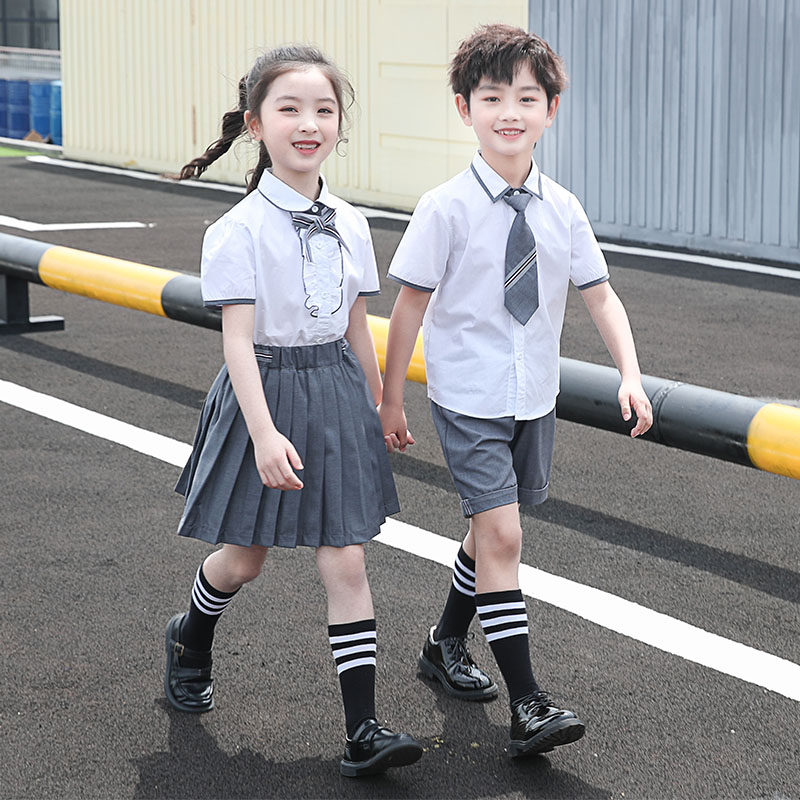 Kindergarten Summer Class Class Class Class Class Clothing Clothing Clothing Clothing Summer Cotton Pure Primary School Uniform