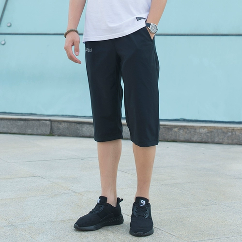 Штаны, мужские баскетбольные шорты, осенние, для бега, свободный крой