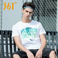 361 độ của nam giới thể thao t-shirt mùa hè thoáng khí vòng cổ khô nhanh ngắn t-in ngắn tay t-shirt nam cotton nửa tay áo sơ mi áo thun thể thao có cổ