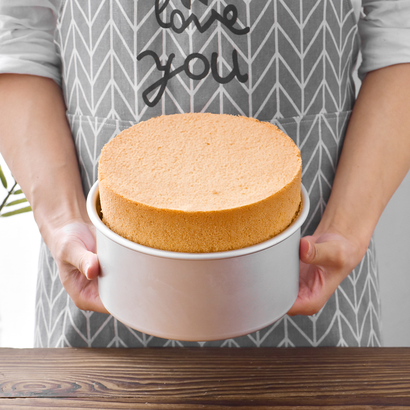 Qi Wind Cake Mold Home Suit Mousse Live Bottom Oven Baking Sharper Tool 46 8 4 inches 6 8 embryons