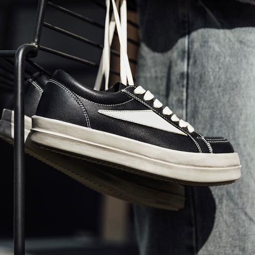 Кроссовки на платформе, спортивная черная универсальная повседневная обувь для отдыха, в американском стиле, изысканный стиль