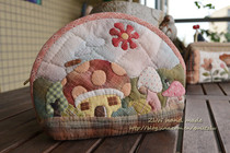 (Superman patchwork) Fairy Tale Forest shell bag first dyed patchwork drawings