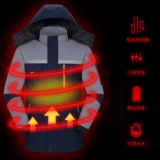 Зимний удерживающий тепло пуховик для работы, куртка, делается под заказ