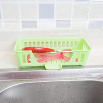 Kitchen supplies sink multifunctional storage rack colorful multi-purpose dishwashing sponge drain rack storage basket