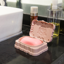 Yo-yo residence with cover waterproof perfumed soap box toilet drain soapbox creative big number travel soap holder soap holder