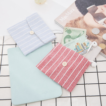 Yo-yo Cotton Linen Sanitary Napkins Bag for Aunt Towels Bag Cashier Bag Great Aunt Sanitary Napkins Bag containing bag