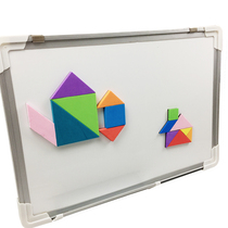 Magnetic jigsaw puzzle tiles for childrens educational early kindergarten primary school students home teaching aids whiteboard