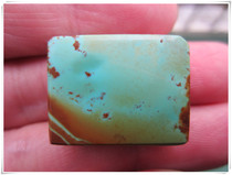 (Carefree Fairy) ultra-high-porcelain-degree green pine stone without a character and a no-old-bag retreat