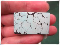 (Carefree Fairy) rectangular green pine stone without character and no old bag to back