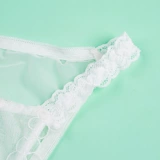 Белые кружевные трусы, штаны, ультратонкее тонкое белье для коррекции формы бедер, хлопковые утягивающие легинсы, французский стиль