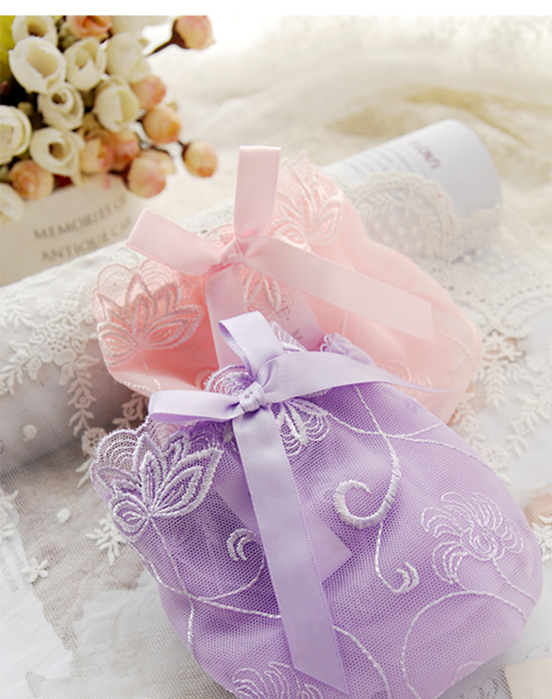 Cô gái làm đẹp nhà nữ lưới thoáng khí siêu mỏng eo thấp đồ lót gợi cảm trong suốt quan điểm rỗng thêu ngắn quần lót đẹp