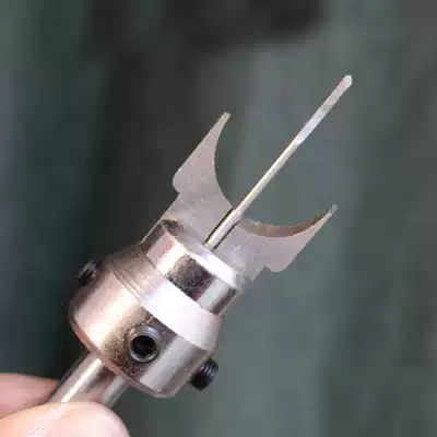 The sixth generation of white steel high-speed net bead knife, wooden bead knife, round bead knife, center, good adjustment blade, good change for table drill, saving material