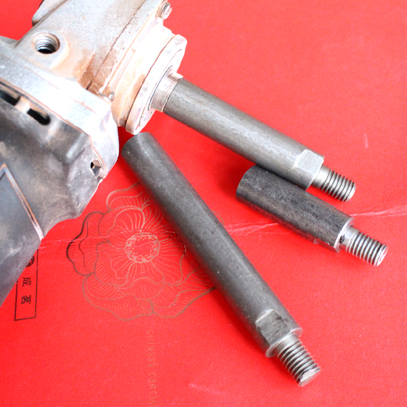 Extension rod for angle grinder Extension rod Metal connecting rod Fixing rod Screw inner hole 10mm grinding head grinding wheel