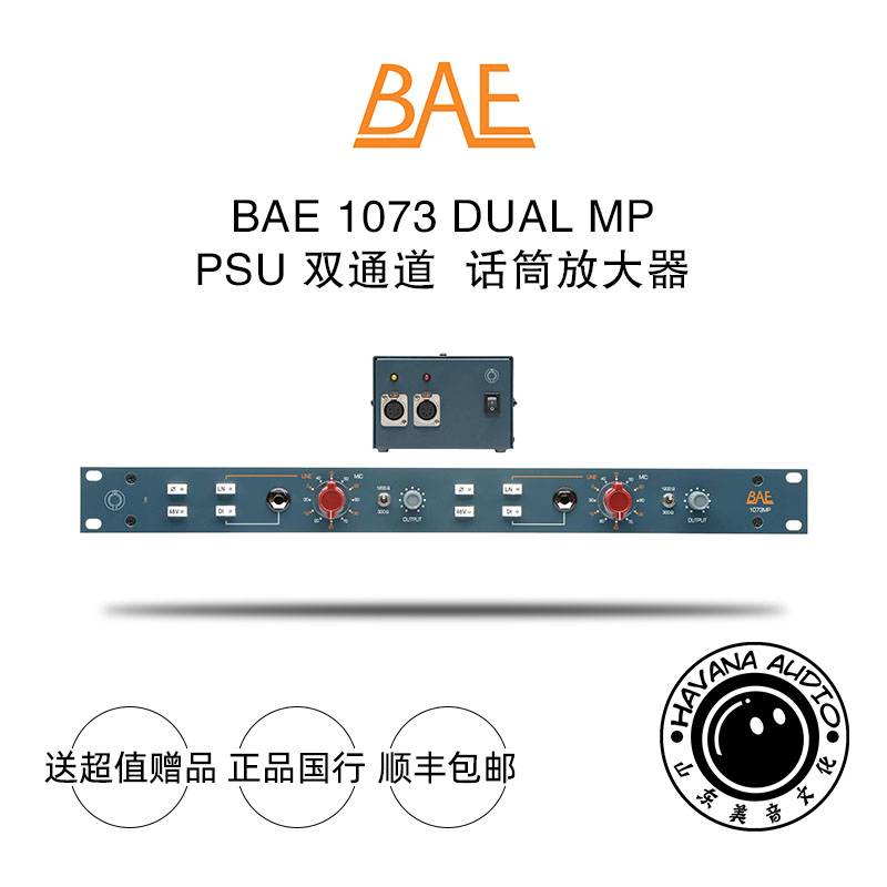 BAE 1073 DUAL MP PSU Dual channel with power supply (new country line)