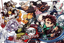 Wooden puzzle Japanese anime demon of the blade of carbon jigolo 300 500 1000 adult pressure reduction childrens hypocrisy