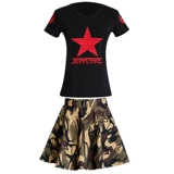 2021 Ян Липпинг Сквасф Квадрат Костюм Новый Топ Короткая юбка Танцующая верхняя сцена костюм женщина взрослая