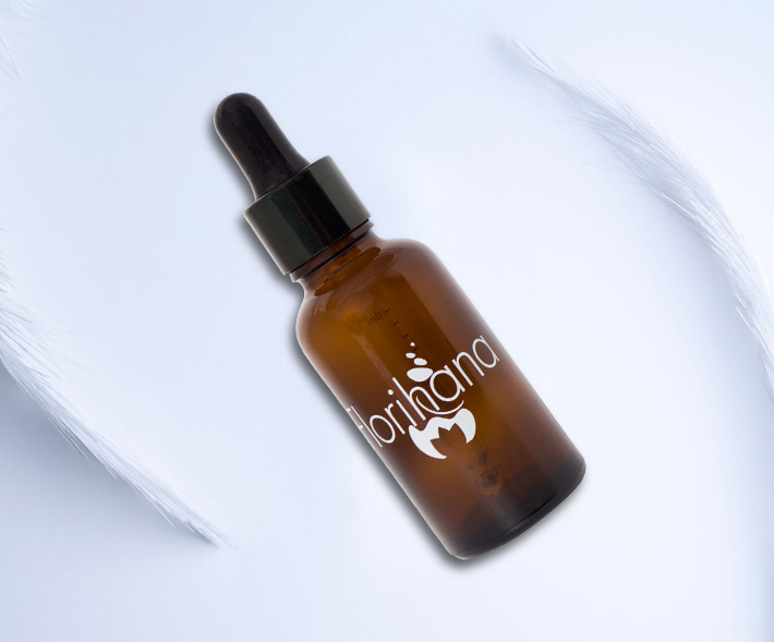 Florihana tinh dầu chai nhỏ giọt ống pipette 30 ml hương liệu ánh sáng tối sub-chai niêm phong glass dầu tràm
