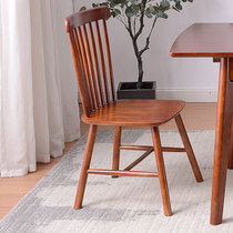 Solid wood dining chair light luxury modern simple Nordic Windsor chair restaurant wooden chair dining table chair home stool backrest