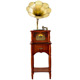 đầu đĩa than giả cổ Máy ghi âm vinyl máy hát ghi âm châu Âu retro cổ lớn sừng máy ghi âm âm thanh cổ điển trang trí phòng khách cổ điển - Máy hát 	đầu đĩa than denon dp-1200