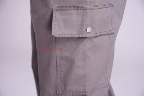 Хлопковые рабочие износостойкие осенние штаны для работы, свободный крой