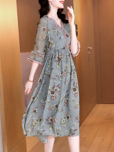 Брендовое длинное платье, Италия, V-образный вырез