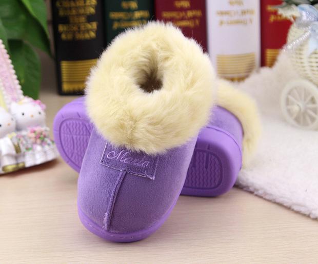 Chaussons enfants en autre pour hiver - semelle caoutchouc - Ref 1009559 Image 69