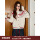 Сирийский абрикосовый короткий вязаный свитер с круглым вырезом Fair Isle, кардиган, женская осенне-зимняя куртка 2025 года, ленивый мягкий свободный жакет mini 0