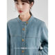 Xujing polo collar casual sweatshirt jacket for women 2023 autumn design niche short top for small people