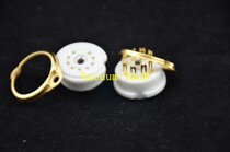 Brand new gold-plated small nine-legged tube seat 6N1 2 3 4 12AX7 U7 T7 692 shed with Guangzhou physical store