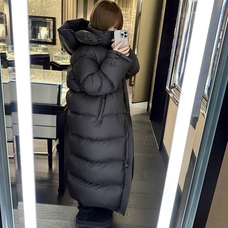 Ynnstore's Winter Duck down Version! Lightweight, Triple-Protection, 90% White Duck Down, Anti-Pilling, Long down Jacket Ynnstore's Winter Duck down Version! Lightweight, Triple-Protection, 90% White Duck Down, Anti-Pilling, Long down Jacket