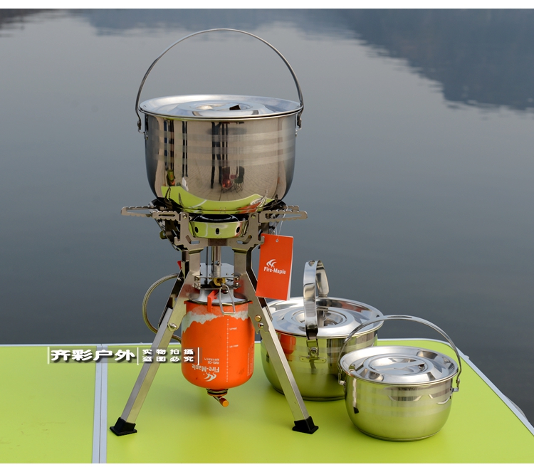 Lửa Maple FMS-108 Titan cắm trại năng lượng cao chống gió ngoài trời dã ngoại bếp gas tự lái tour du lịch tự lái - Bếp lò / bộ đồ ăn / đồ nướng dã ngoại bếp nướng thịt ngoài trời