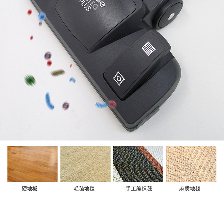 Máy hút bụi gia đình Miele hút cực lớn cực kỳ êm tay cầm lông thú cưng hấp thụ lông CX1 Máy hút bụi ngang - Máy hút bụi 