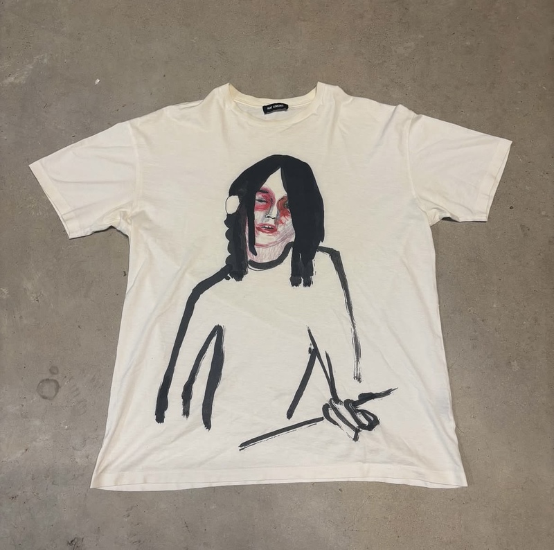 [Exclusive] Original Raf Simons Style Aw15 Guitar Boy T-Shirt Guitar Boy T-Shirt