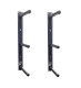 Wall-Mounted Barbell Plate Storage Rack (for Large Hole Plates, Olympic Plates)