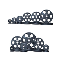 REPFORCE PU six-sided hole barbell plate Austrian large hole plate environmentally friendly and odorless