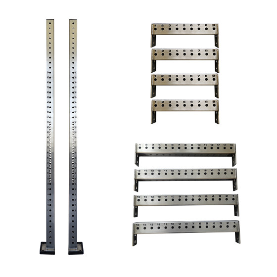 Savagepower 46cm 77.5cm Connecting Square Tube 227cm Column 201 Stainless Steel