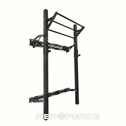 Repporce Push-Up Folding Squat Rack Bench Press Rack 75mm Square Tube Wall Thickness 3mm