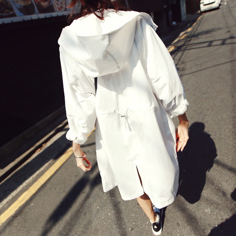 2024 New Sun Protection Clothing for Women, Spring and Summer Mid-Length Long-Sleeved Windbreaker, Thin Shirt, White Jacket, Women's Sun Protection Clothing, Slimming 2024 New Sun Protection Clothing for Women, Spring and Summer Mid-Length Long-Sleeved Windbreaker, Thin Shirt, White Jacket, Women's Sun Protection Clothing, Slimming