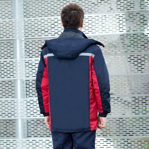 Зимний рабочий пуховик для работы, куртка, увеличенная толщина