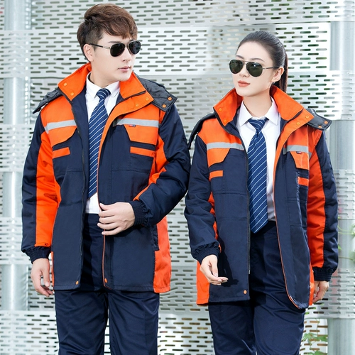 Зимний рабочий пуховик для работы, куртка, увеличенная толщина