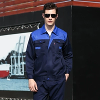 Темно-синий топ с длинными рукавами и плечами